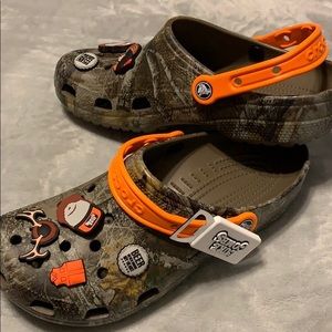 COPY - Luke Combs camouflage crocs